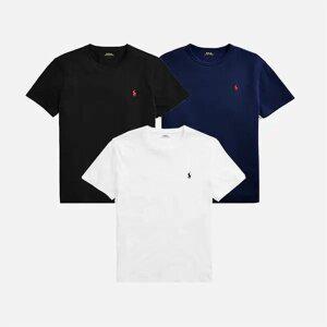 폴로랄프로렌 폴로 남녀 공용 포니 로고 라운드 반팔 티셔츠