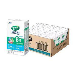 [셀렉스] 마시는 프로틴 음료 로우슈거 팩 125ml, 24개