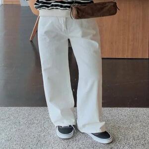 1997 소프티 코튼 세미와이드 일자핏 팬츠 (4 color) 히든밴딩