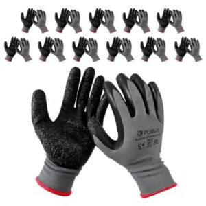 퓨리트 스파이더 라텍스코팅 안전장갑 코팅 절연 물류 창고 자동차정비 낚시용 목장갑