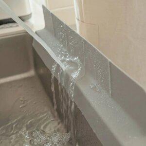 백화상점 처마형 싱크대 물막이 주방 실리콘 설거지 세면대 물받이