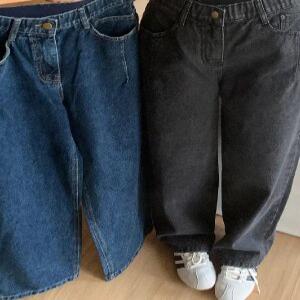 53037 다트 배기핏 데님 (2color) 히든밴딩