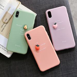 최신 귀여운 갤럭시 케이스 미니과일 포인트 / 핸드폰 S8 S9 S10 S20 S21 노트