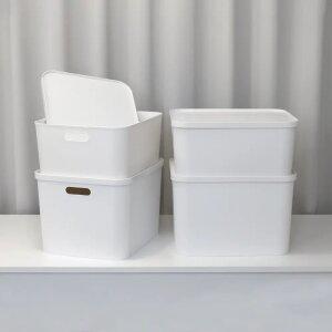 국내제작 2개 4개세트 엔드세이브 손잡이 뚜껑 수납정리함 리빙박스 옷 소품 박스 팬트