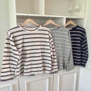 더블 스트라이프 긴팔 티셔츠 (3color)