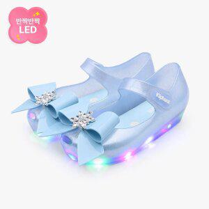 [키펀트] LED 엘사 프린세스 유아 여아 젤리슈즈