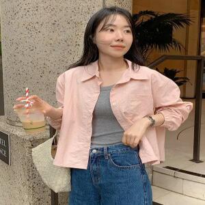 MADE 세미크롭 아노락 자켓 셔츠 (4color)