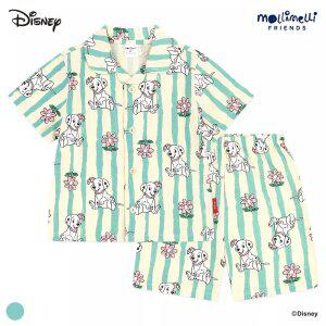 [몰리멜리프렌즈] [디즈니]101 달마시안 플라워반팔파자마