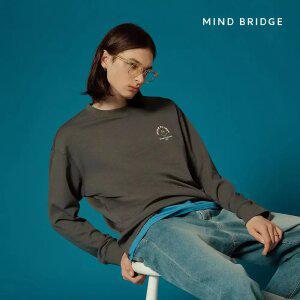 (단하루 4/1)[택가 49,900원]마인드브릿지 남성 33_원포인트세미오버맨투맨_2컬러