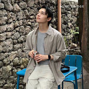 (단하루 4/1)[택가 79,900원]마인드브릿지 남성 [COUTURE]미니체크오버핏셔츠