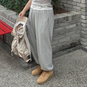 [제작/빅사이즈]이블렛 멜리드 배색 조거 밴딩팬츠 제이스타일