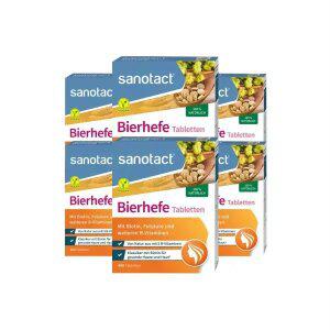 독일 맥주효모 자노탁트 비오라보 사노탁트 비어헤페 400정 6개