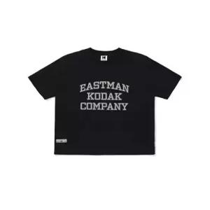 코닥 kodak 플래시 우븐 반팔 티셔츠 BLACK