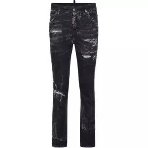 [디스퀘어드2] 블랙 디스트로이드 워시 쿨 걸 진 136541634