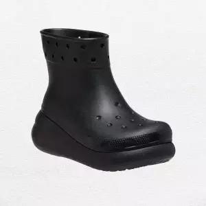 [크록스]크러쉬 부츠 여성 레인부츠 키높이 플랫폼 207946-001