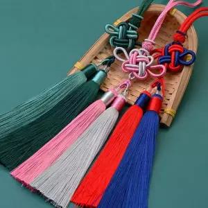 핸드메이드 한복 노리개 나비 전통 노리개 악세사리 장신구 태슬 매듭