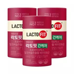 유산균 락토핏 간케어 60포 3통 (3개월분)
