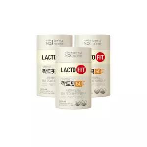 유산균 락토핏 50대+ 60포 3통 (3개월분)