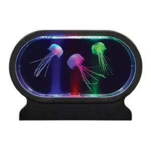 해파리키우기 LED 무드등 어항 관상어 탁상형 애완 타원형(모형해파리 3) 열