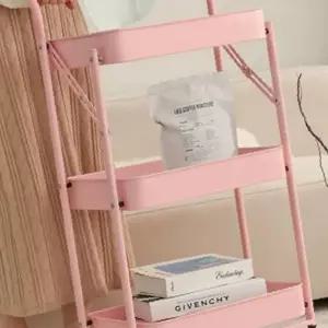 이동형 이동식 트롤리 선반 바스켓 접이식 트롤리 선반 다용도 바퀴형