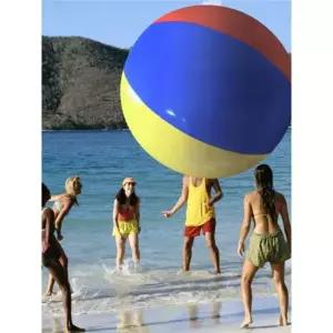 여름필수 초대형 야광 컬러 비치볼 반짝이 투명 물놀이 대형 만들기 150cm