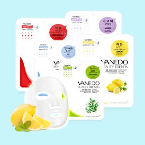 [달팽이 마스크팩] 바네도마스크팩 25g 25종/낱개포장/콜라겐 알로에 녹차 골드 Q10