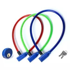 와이어락 열쇠키 63cm/자전거 자물쇠 체인 도난방지
