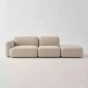 리바트 NEW온드 4인 패브릭 소파 오픈형