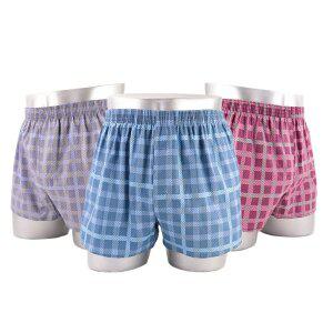 [B/X(BASIC EXCHANGE)]남성 트렁크 BMT1027 순면 3종 세트 면팬티 쿨팬티 사각 흡한 속건