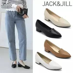 잭앤질 뾰족코 3cm 통굽펌프스(JC2650)