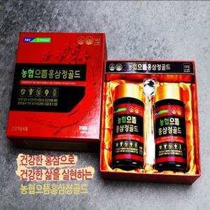 전북농협 국내산 6년근 홍삼농축액100% 240g X 2병 으뜸홍삽정골드 고급쇼핑백