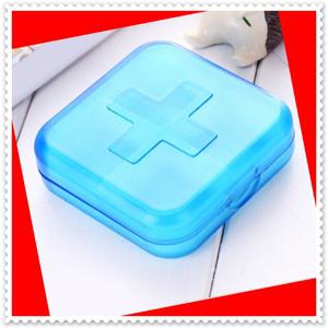 - 무료배송 --메이컬 4칸 미니 알약케이스(블루) - 휴대용약통 4칸 분리가능