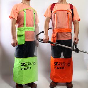 예초기앞치마 망사+방수재질 간편착용 벌초 제초 작업용 앞치마 보호대