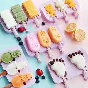 [여름맞이 얼음트레이 모음전] 원터치 실리콘 얼음트레이 아이스큐브 얼음틀 얼음통 제빙기 냉장고 얼음