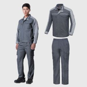 TB-29 TB-1003 봄 여름 가을 회색 그레이 작업복 점퍼 정비복 상의 하의