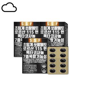 ssf 쏘팔메토 로르산 115 옥타코사놀 180정 7종복합기능성 초임계 전립선 건강 소팔메