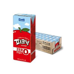 피크닉-청포도 제로 사과 제로 200ml (각 24팩)
