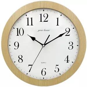 무소음벽시계 PS310내츄럴우드