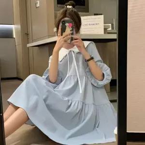 엘리몬드 케이프 넥 셔링 원피스 2col