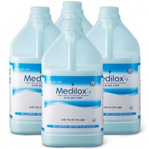 감염예방 대용량 리필용 고수준 메디록스 살균소독제 4L 4통 강력살균 저자극