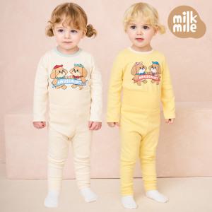 [밀크마일] 사이좋은뽀짝퍼피실내상하복