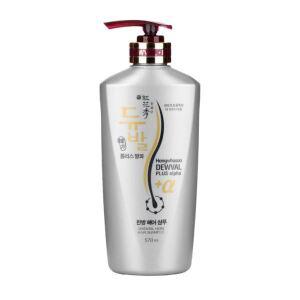홍화수 듀발 플러스 알파 한방 샴푸 570ml 1개 천연 한방성분 손상 머릿결 영양공급 피지분비억제 헤어로스 탈모 완화 기능성 청소년 비듬 온가족 저자극 두피 트러블 케어