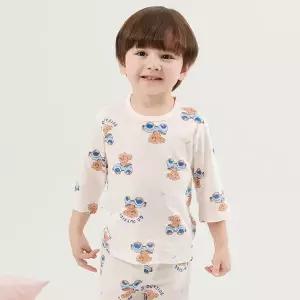 [보리보리/바풀 주니어]바풀 PL SS53-19 아동내복 7부 오가닉 순면 유아 아동 주니어 실내복 잠옷