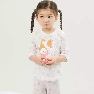 [보리보리/바풀 주니어]바풀 PL SS53-26 아동내복 7부 오가닉 순면 유아 아동 주니어 실내복 잠옷