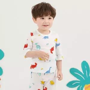 [보리보리/바풀 주니어]바풀 PL SS53-20 아동내복 7부 오가닉 순면 유아 아동 주니어 실내복 잠옷