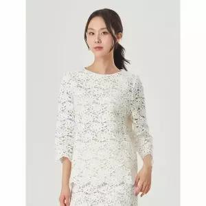 [하프클럽/조이너스]레이스7부블라우스_JACU4-WRB120