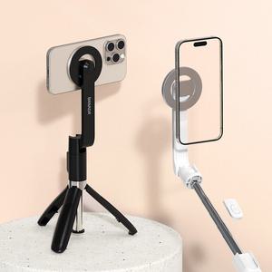 BANADA 맥세이프 블루투스 셀카봉 삼각대 블랙