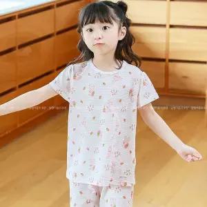 [보리보리/바풀 주니어]바풀 PL SS44-07 아동내복 여름 반팔 유아 아동 실내복 잠옷 상하