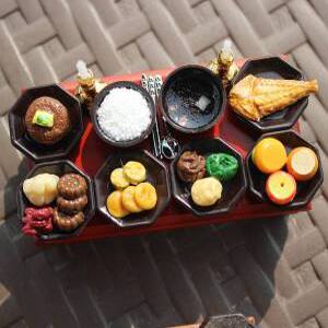 납골당꾸미기 1인 제사상 (소) 미니어처 장식 추모관 봉안함 소품