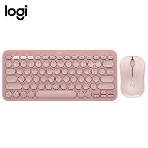 블루투스동글증정 로지텍 K380S+M240 핑크 블루투스 키보드 무소음 마우스세트 한글각인